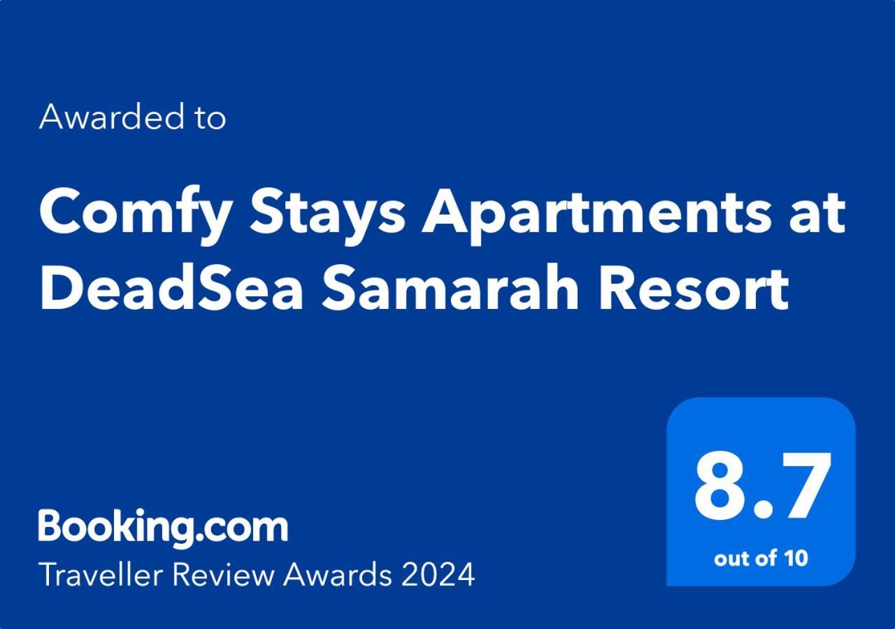 Comfy Stays Sea View Apartments At Deadsea Samarah Resort- Families & Couples During Weekends & Public Holidays Sweimeh Exterior foto